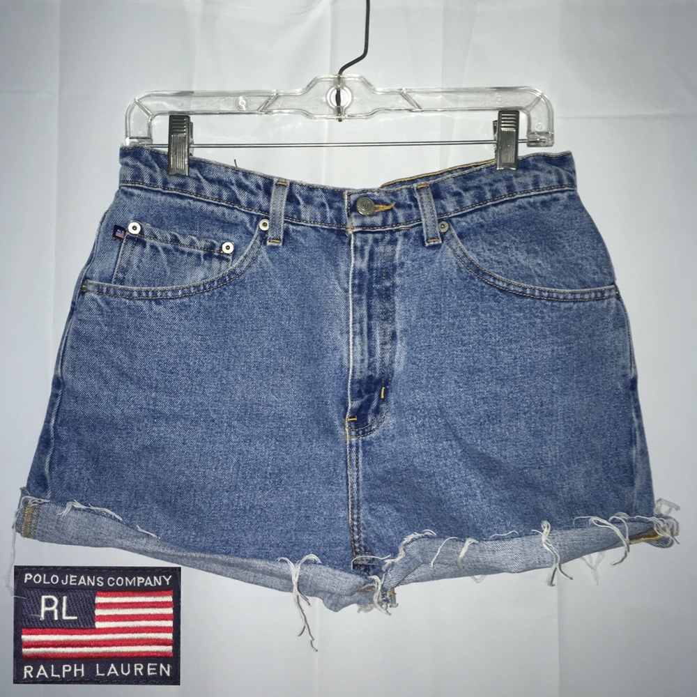Vintage High Waisted Ralph Lauren Jean Shorts